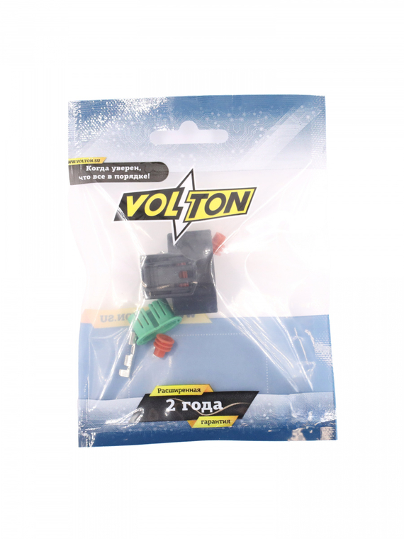 Разъем 61890935 2 контакта цоколя ламп ПТФ H8, H11, H16 для Toyota, Mazda,VOLTON