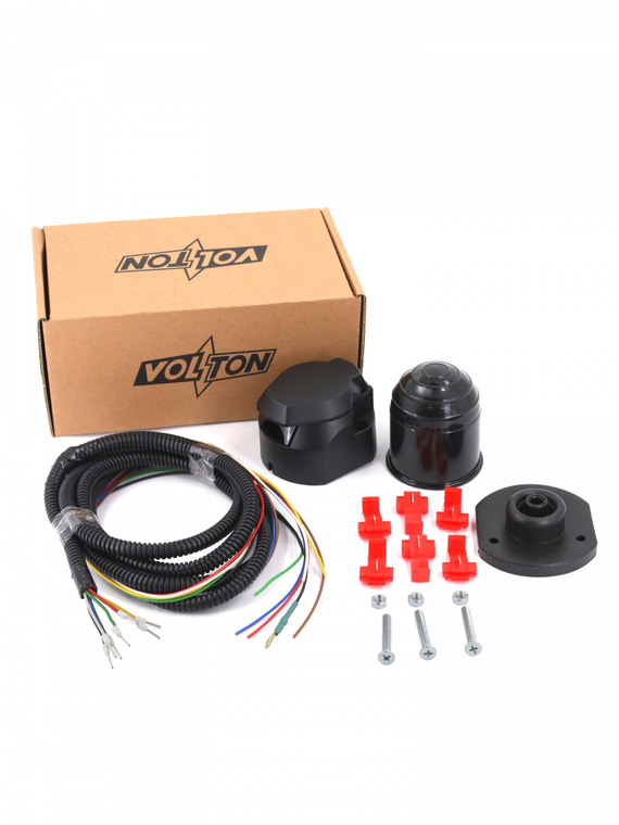 Установочный комплект фаркопа универсальный 7 PIN 1,5м VOLTON