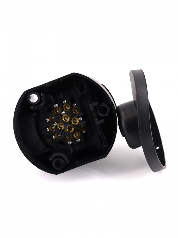 Розетка соединительная 13 конт. пластик,для авто ПАО КАМАЗ,ПАО ГАЗ,ОАО МАЗ и др.,VOLTON