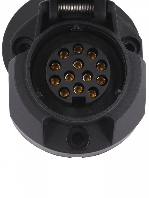 Розетка соединительная 13 конт. пластик,для авто ПАО КАМАЗ,ПАО ГАЗ,ОАО МАЗ и др.,VOLTON