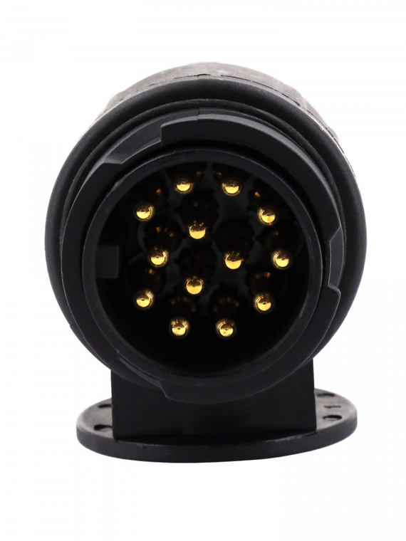 Вилка прицепа (фаркопа) 13 конт. пластик для авто ПАО КАМАЗ,ПАО ГАЗ,ОАО МАЗ и др.,VOLTON