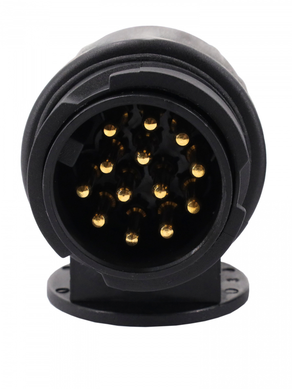 Вилка+розетка прицепа (фаркопа) 13 конт. пластик для авто ПАО КАМАЗ,ПАО ГАЗ, ОАО МАЗ и др.,VOLTON