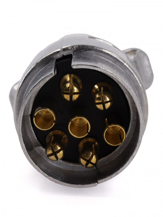 Вилка прицепа (фаркопа) 7 конт. металл для авто ПАО КАМАЗ,ПАО ГАЗ,ОАО МАЗ и др.,VOLTON