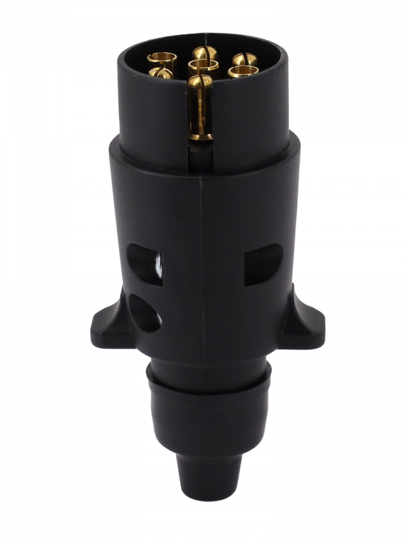 Вилка прицепа (фаркопа) 7 конт. пластик для авто ПАО КАМАЗ,ПАО ГАЗ,ОАО МАЗ и др.,VOLTON