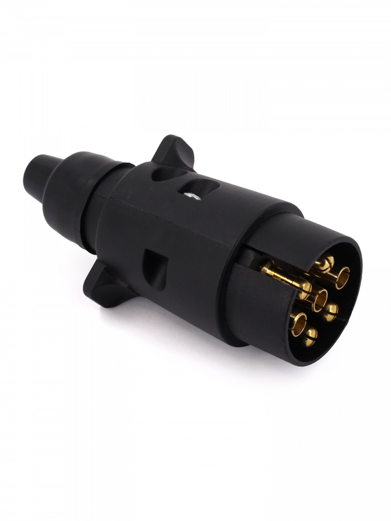 Вилка прицепа (фаркопа) 7 конт. пластик для авто ПАО КАМАЗ,ПАО ГАЗ,ОАО МАЗ и др.,VOLTON