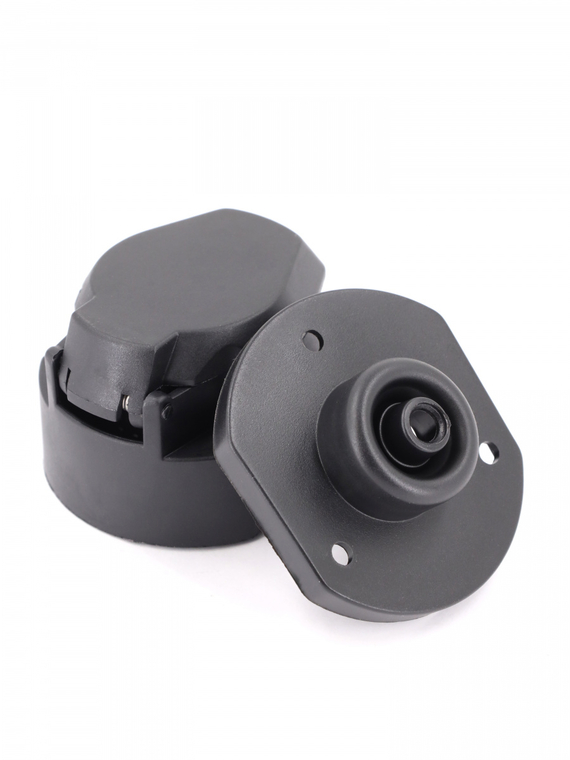 Розетка соединительная 7 конт. пластик герм. для авто ПАО КАМАЗ,ПАО ГАЗ,ОАО МАЗ и др.,VOLTON