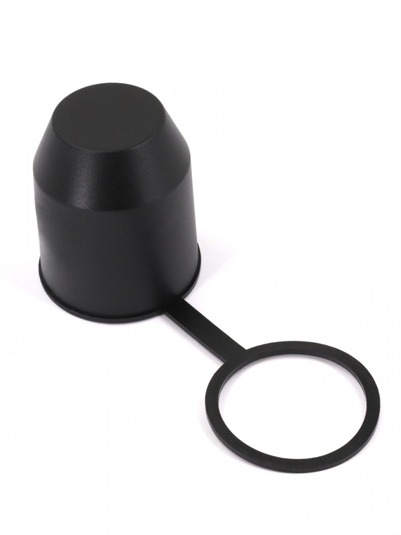 Колпак защитный шара фаркопа с держателем черный, VOLTON