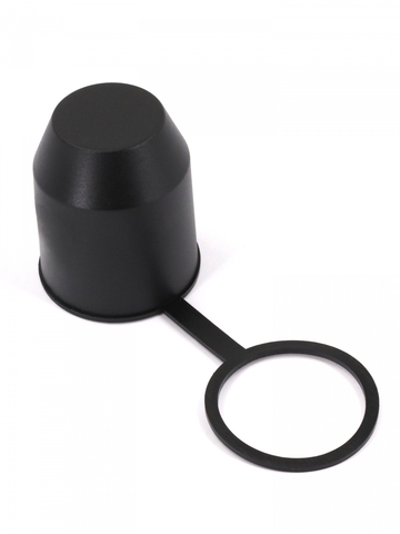 Колпак защитный шара фаркопа с держателем черный, VOLTON