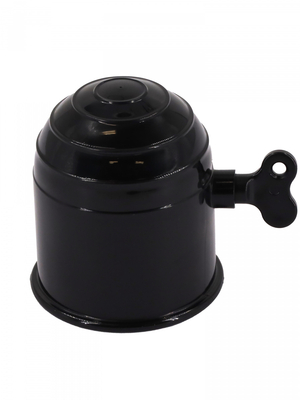 Колпак защитный шара фаркопа с замком черный, VOLTON