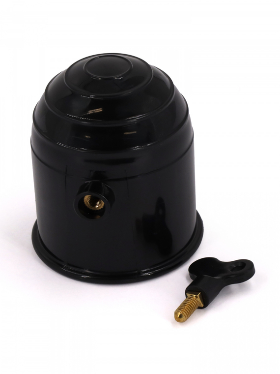 Колпак защитный шара фаркопа с замком черный, VOLTON