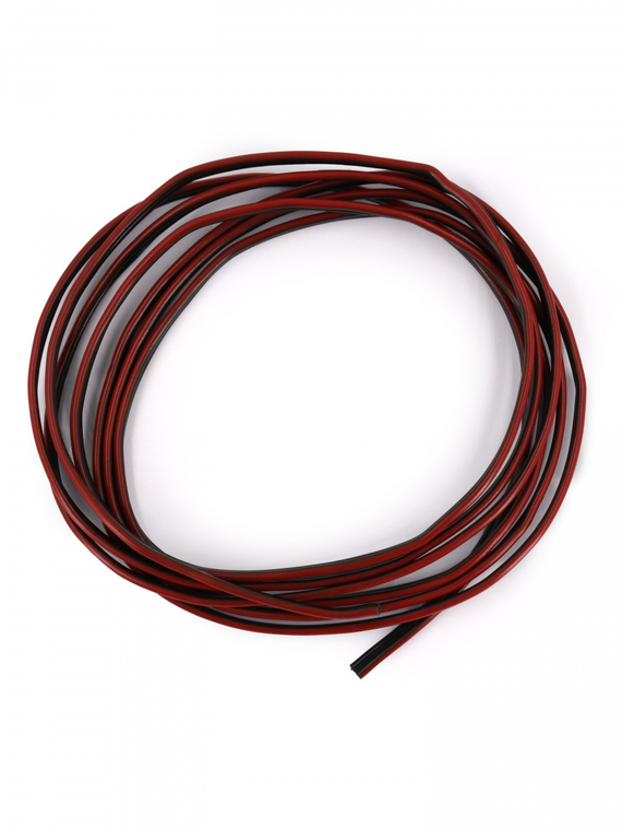 Кабель акустический ШВПМ 2х0,75 мм², красно-черн. медный 3 метра VOLTON
