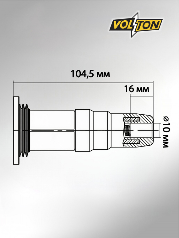 Наконечник катушки зажигания Chevrolet Cruze (09-)/ Orlando (10-) 1.8I 