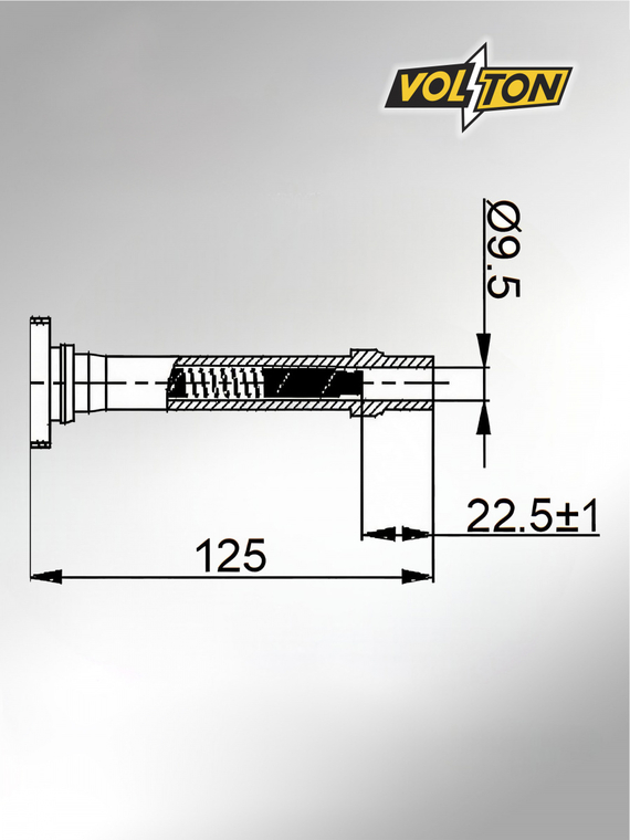 Наконечник катушки зажигания Great Wall Hover H6 (11-)/ HAVAL F7 (18-) 1.5T/2.0I 