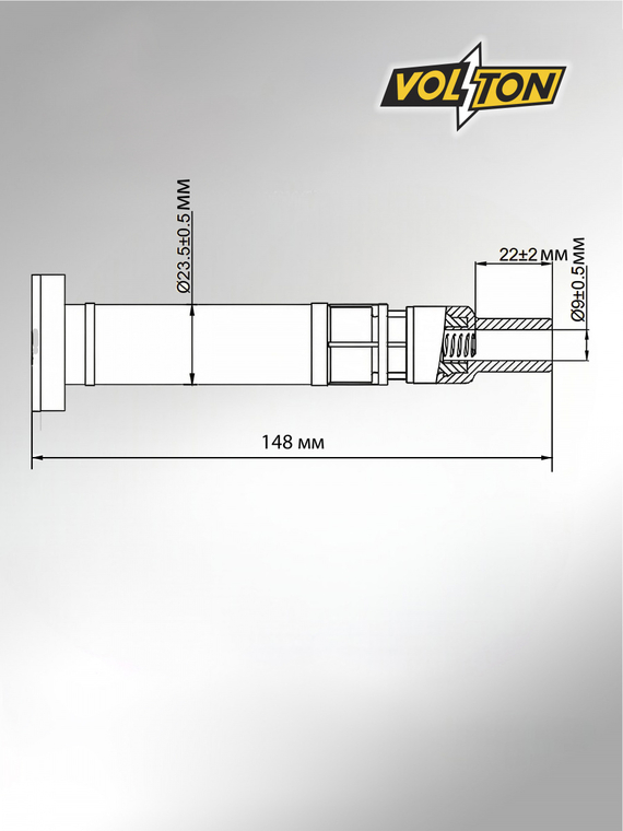 Наконечник катушки зажигания Toyota Corolla (07>)/Corolla (13-) 1.3I 