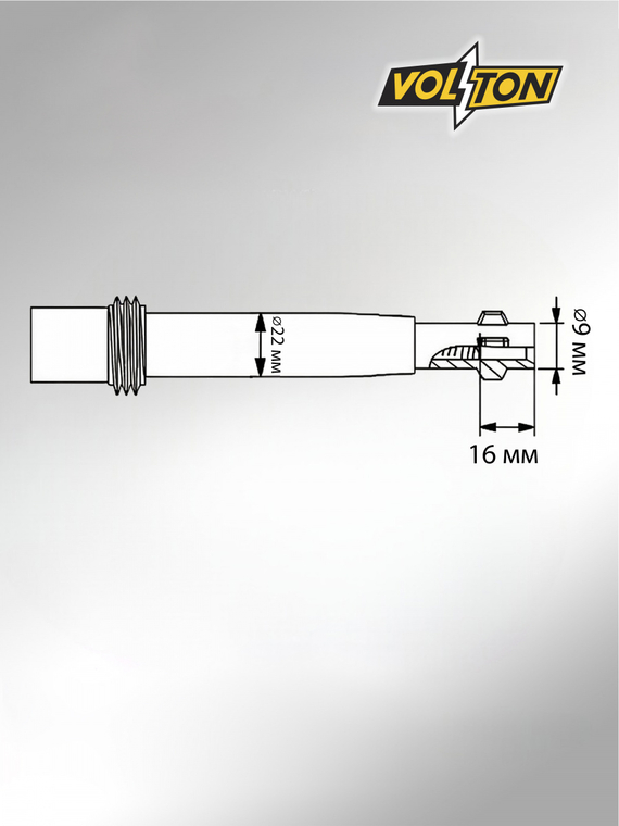 Наконечник катушки зажигания ВАЗ-2110-12, 1118,2170 (16 кл.), X-ray, Vesta 